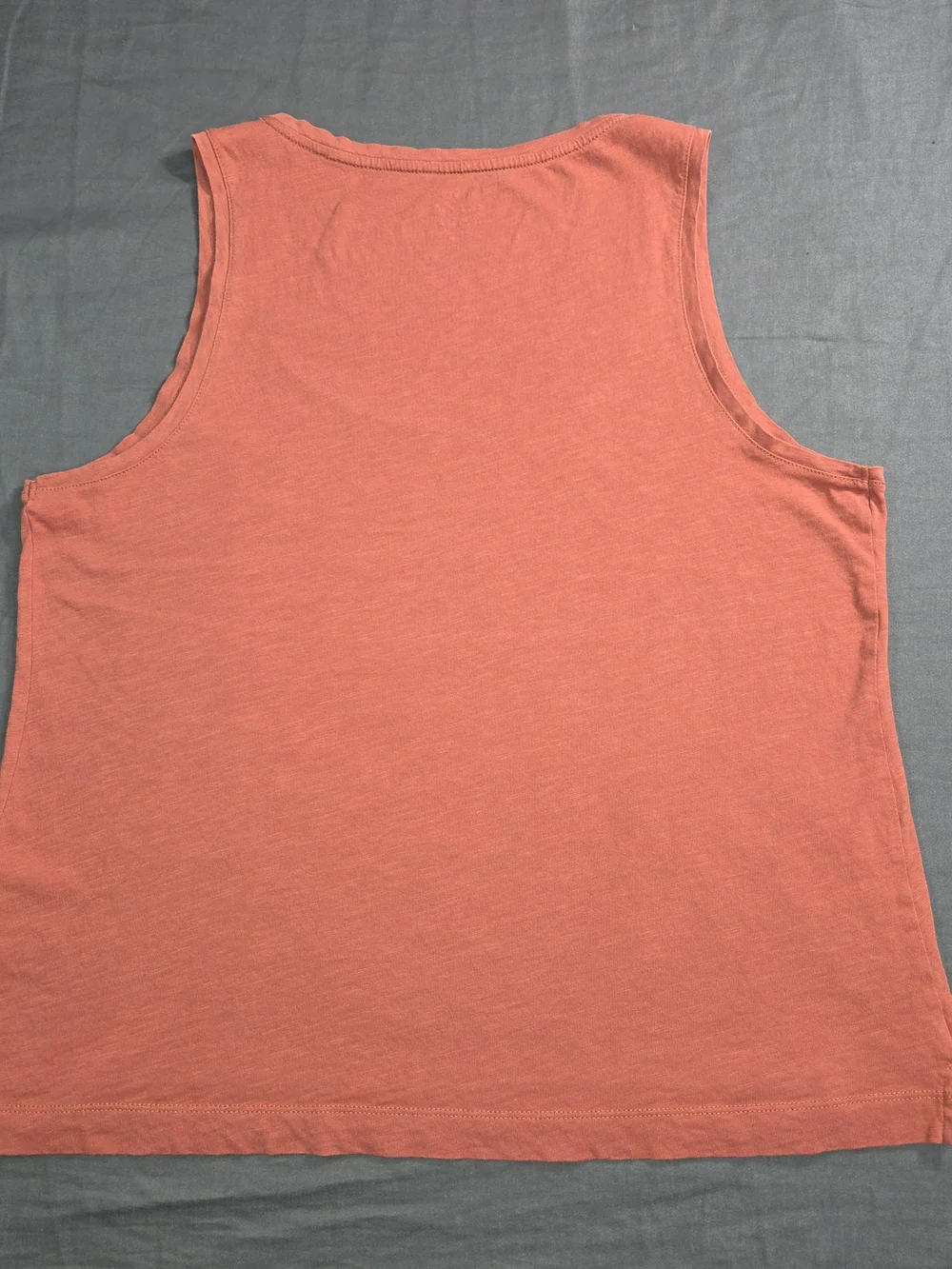 J. Crew Coral Scoop Neck Tank Top